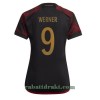 Tyskland Timo Werner 9 Borte VM 2022 - Dame Fotballdrakt